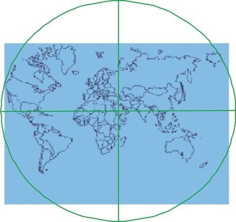 地図のカーバ神殿、センターの世界 
