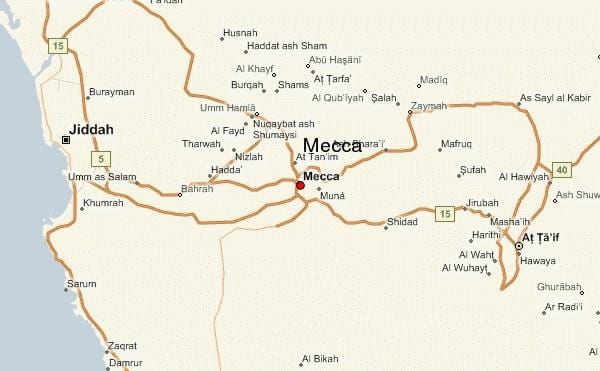 地図mekah