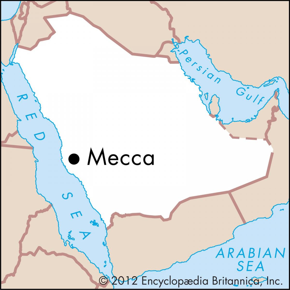 地図masarat王国3つのメッカ