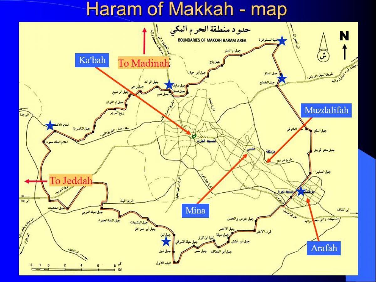 地図ハラムの境界 