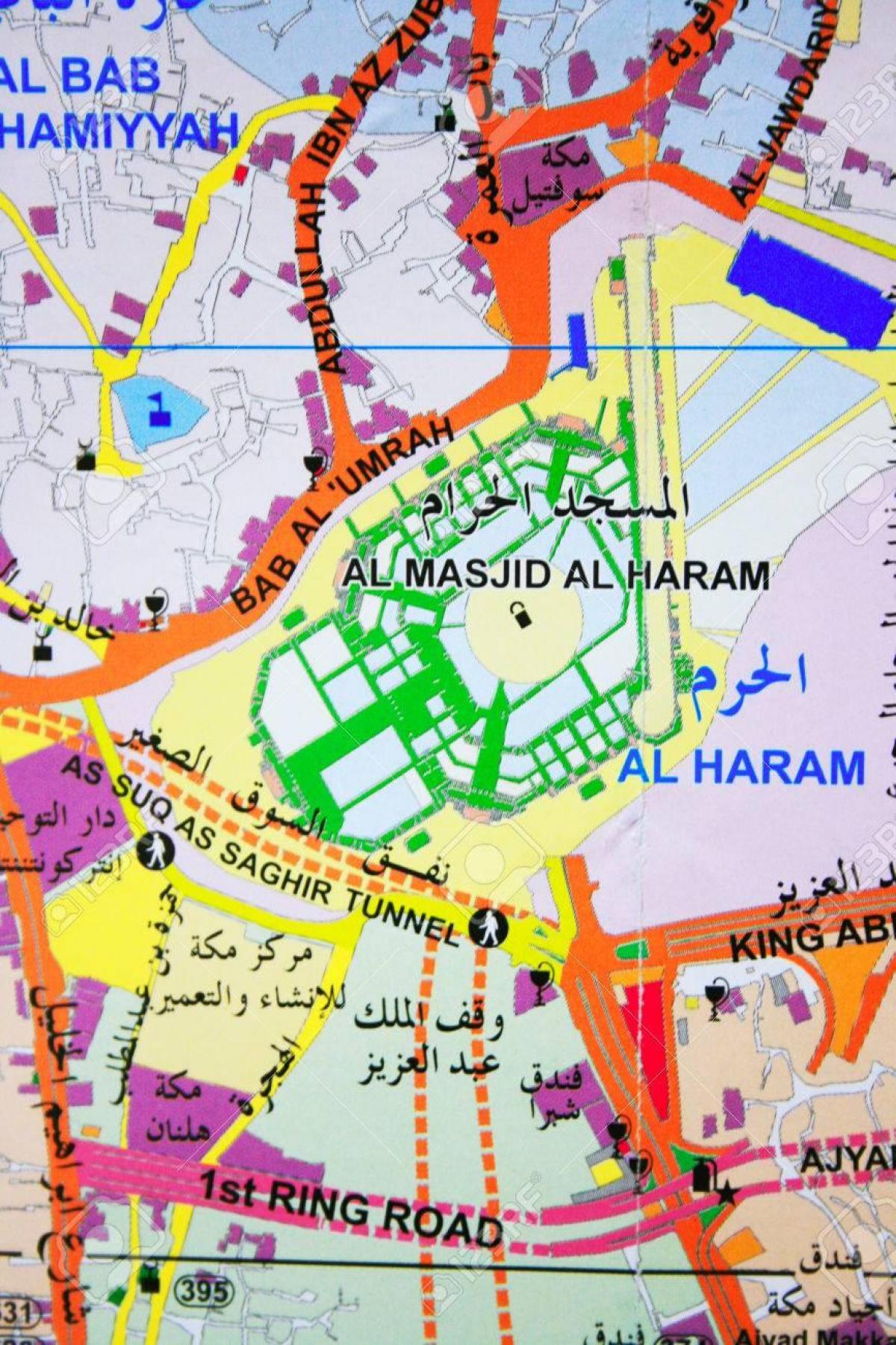 カハラムの地図