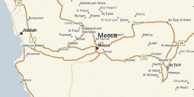 地図mekah