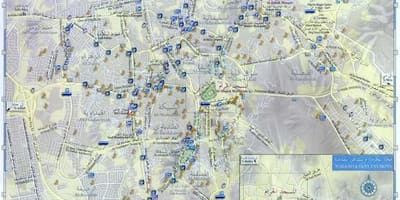 道路地図のメッカ市