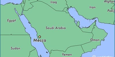 メッカ市内地図