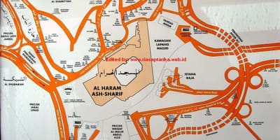 地図misfalahメッカには地図