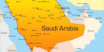 ハンマド（サウジアラビアの地図