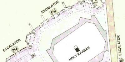地図のカーバ神殿がマザリシャリフ
